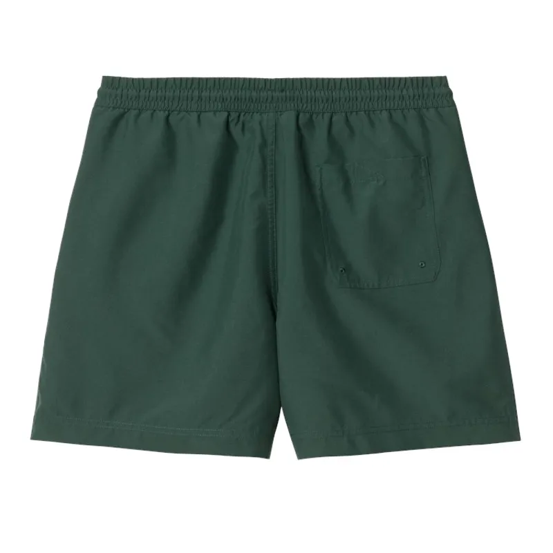 Carhartt WIP Chase Swim Trunks - Discovery Green/Gold-1